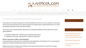MySpicer - Ground Sage