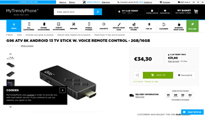 G96 - 8K Android 13 TV Stick
