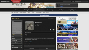 Final Fantasy XIV - Metal Spinner