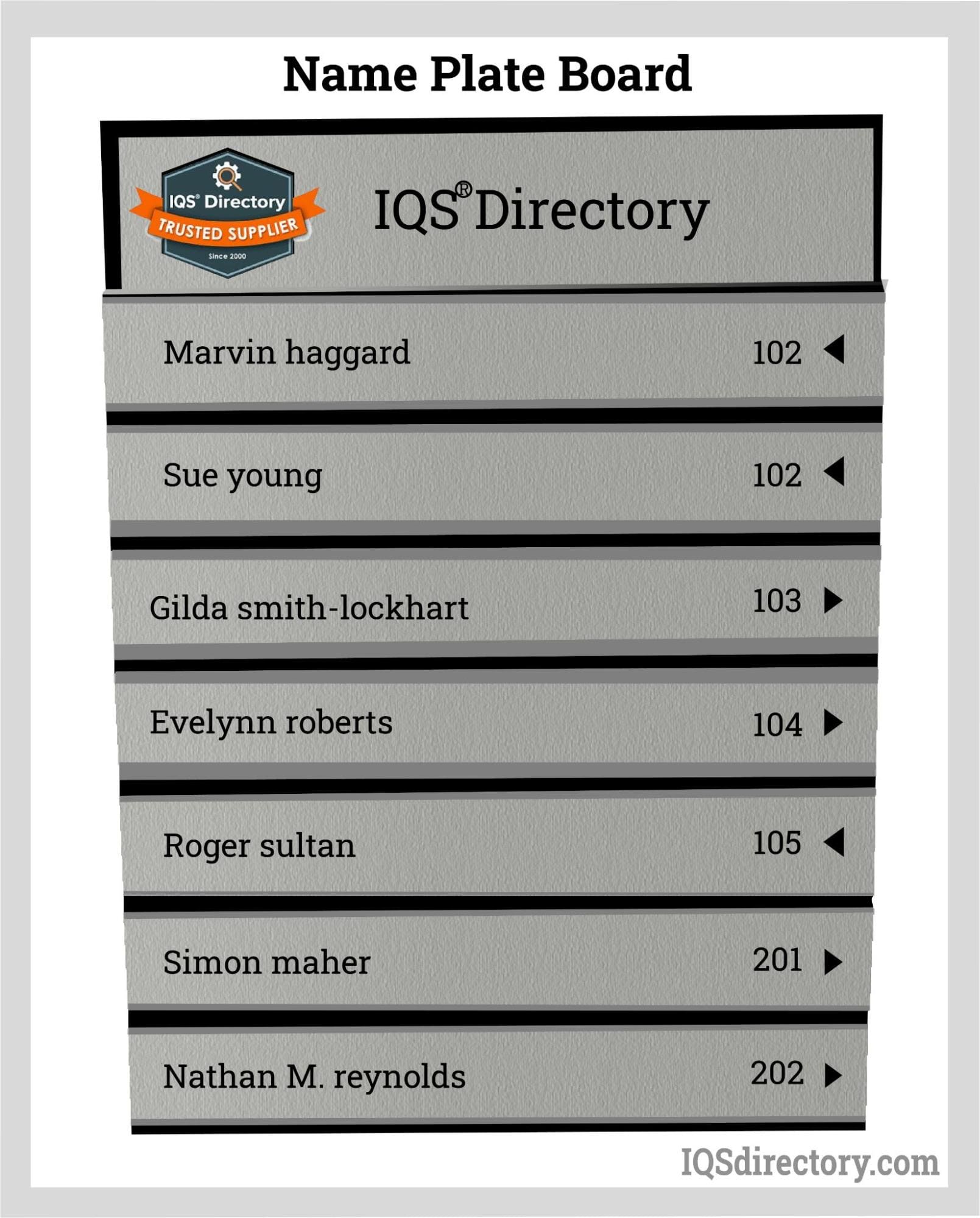 An application scenario or product detail of name plague - Image 6