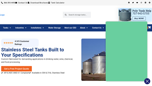 National Storage Tank - Stainless Steel Storage Tanks