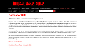 Natural Spaces Domes - Dome Inspection Services