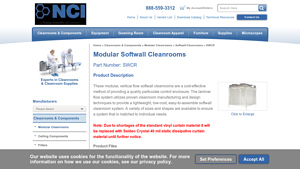 NCIClean - SWCR Modular Softwall Cleanrooms