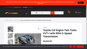 Toyota - 2JZ Engine Twin Turbo VVT-I with R154 Transmission