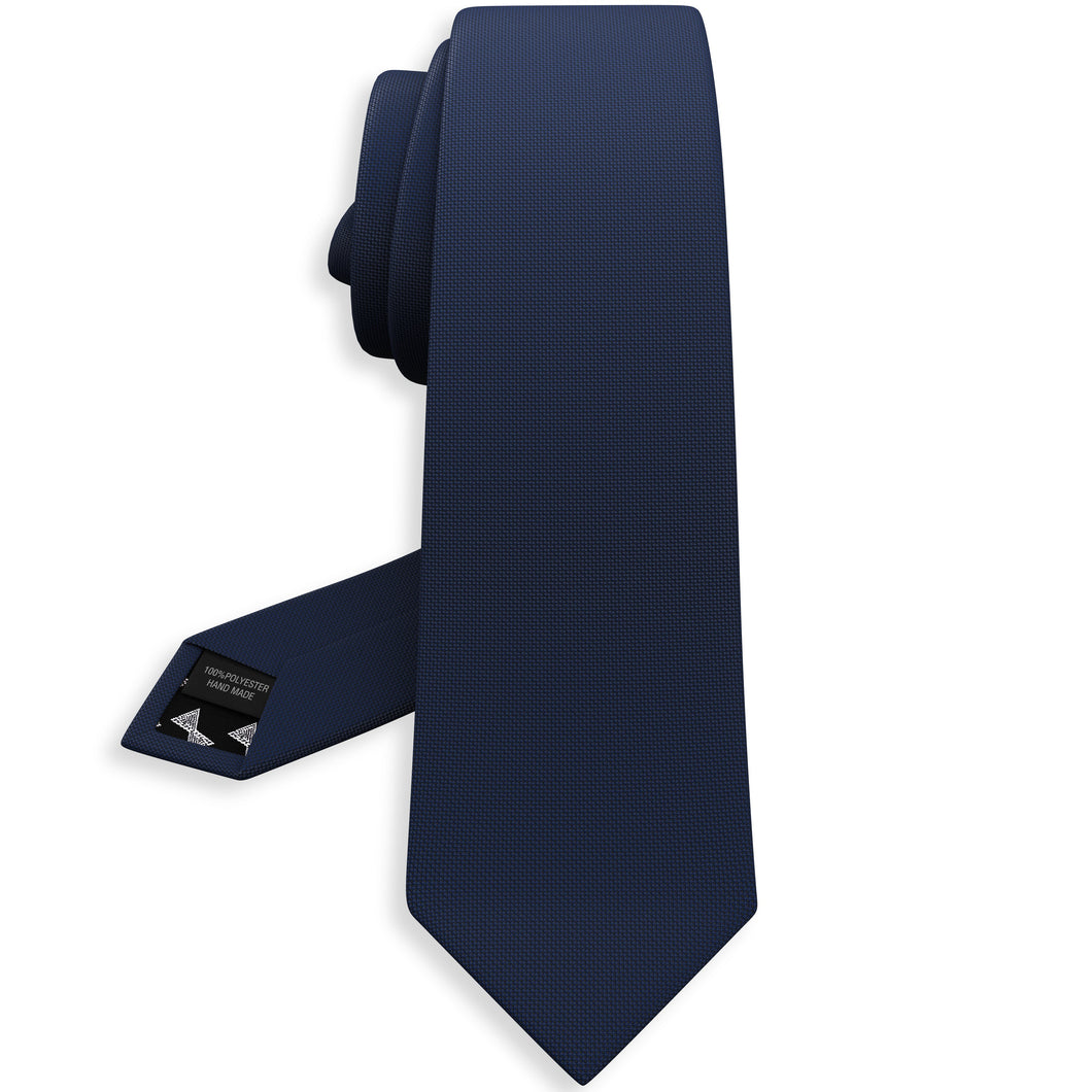 An application scenario or product detail of necktie navy blue - Image 11