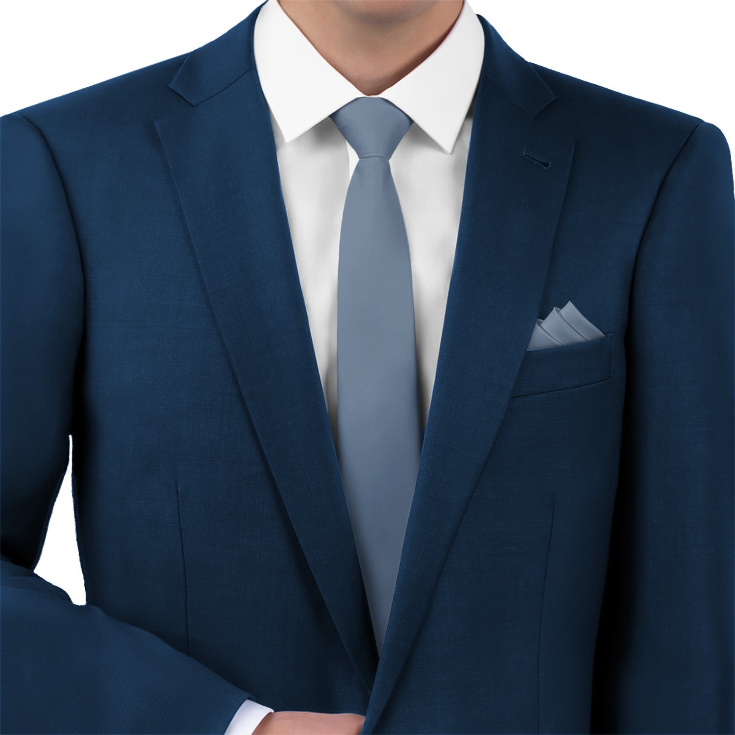 An application scenario or product detail of necktie navy blue - Image 13