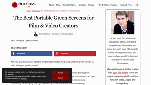Neil Chase - Best Portable Green Screens