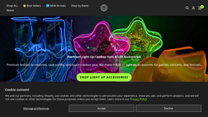 Neon Cowboys - Premium Light Up Cowboy Hats