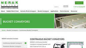 Nerak Systems - Continuous Bucket Conveyors