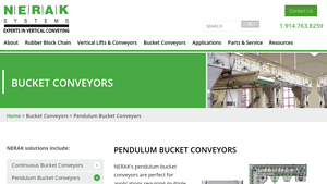 NERAK - Pendulum Bucket Conveyors