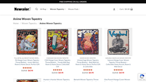 NewColor7 - Anime Woven Tapestry Throws
