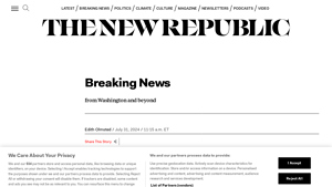 New Republic - False Rumor Alert