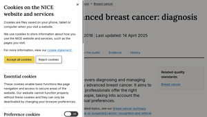 Nice - Breast Cancer Management Guidelines