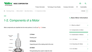 Nidec - Motor Components