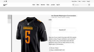 Nike - Jayden Daniels Washington Commanders Men's NFL Game Jersey