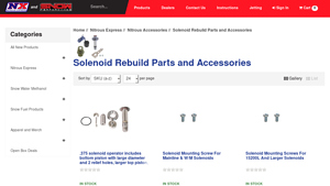 Nitrous Express - Solenoid Rebuild Parts