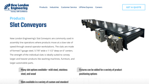 New London Engineering - Slat Conveyors