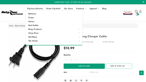 Noisy River Outdoors - Standard 2 Prong Charger Cable