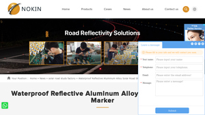 Nokin - Waterproof Reflective Solar Road Stud