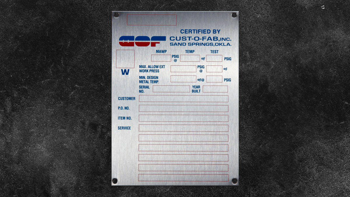 An application scenario or product detail of nomenclature plate - Image 19