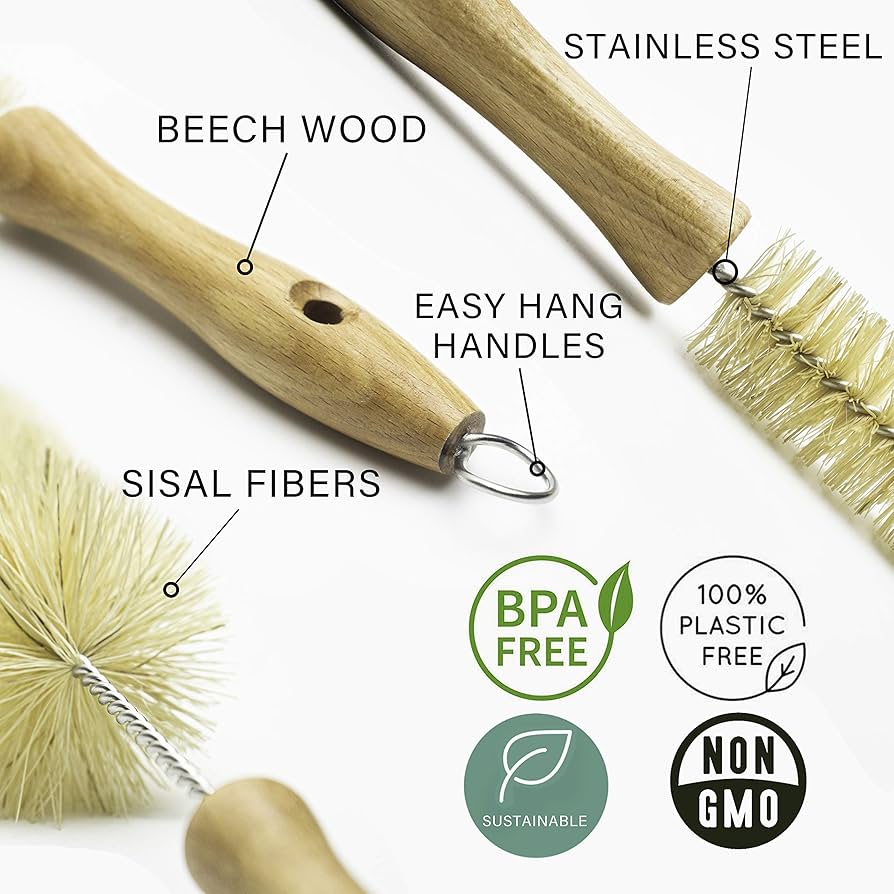 An application scenario or product detail of non toxic bottle brush - Image 1