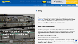 Norpak - V-Belt Conveyor