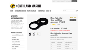 Minn Kota - Idler Gear and Plate Assembly