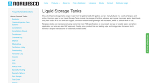 Norwesco - Polyethylene Storage Tanks