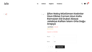 Nova Akademi - Şifon Nakış Uzun Elbise