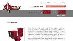 Novatek - Industrial Portable Air Filtration Solutions
