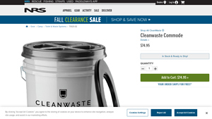 NRS - Cleanwaste Commode