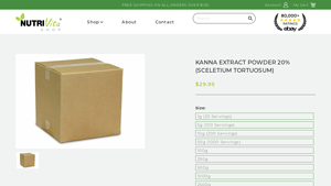Nutrivita - Kanna Extract Powder 20% Sceletium Tortuosum