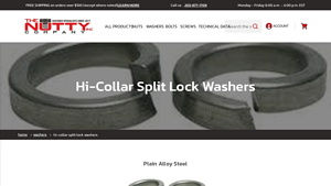 Nutty Company - Hi-Collar Split Lock Washers