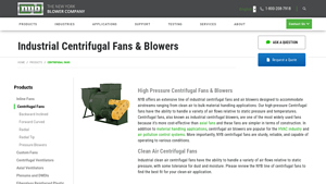 New York Blower Company - High Pressure & Industrial Fans