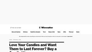 NY Times - Candle Warmer