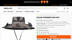 Obalus - Solar-Powered Fan Hat