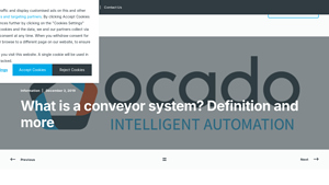 Ocado Intelligent Automation - Conveyor Systems