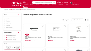 Office Depot - Mesas Plegables