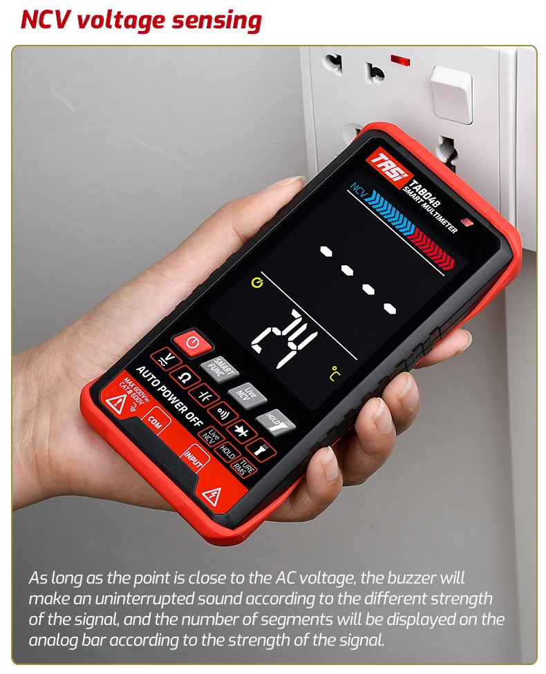 An application scenario or product detail of ohmmeter volt tester meter ta804a - Image 5
