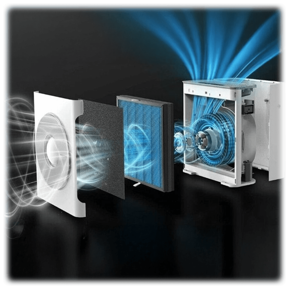 An application scenario or product detail of okaysou apollo 810gt 5-stage true hepa air purifier - Image 1