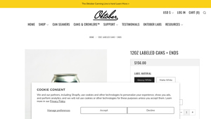 Oktober Design - Custom Pre-Labeled 12oz Aluminum Beverage Cans