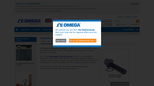 Omega - Electric Immersion Heaters