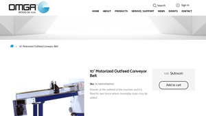 Omgainc - 10' Motorized Outfeed Conveyor Belt