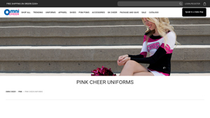 Omni Cheer - Pink Cheerleading Uniforms