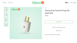 OMNI - Heavy Duty Parallel Plug 15A