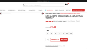 One Piece Apparel - Donquixote Doflamingo Costume