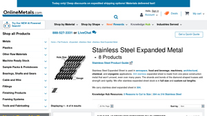 Online Metals - Stainless Steel Expanded Metal