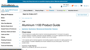 Online Metals - Aluminum 1100