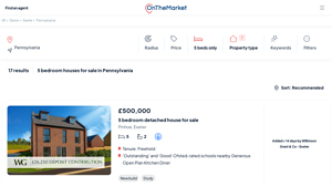 OnTheMarket - 5 Bed Houses for Sale
