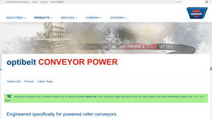 Optibelt - Conveyor Power V-Belts